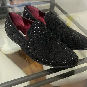Men’s sparkle diamond loafers